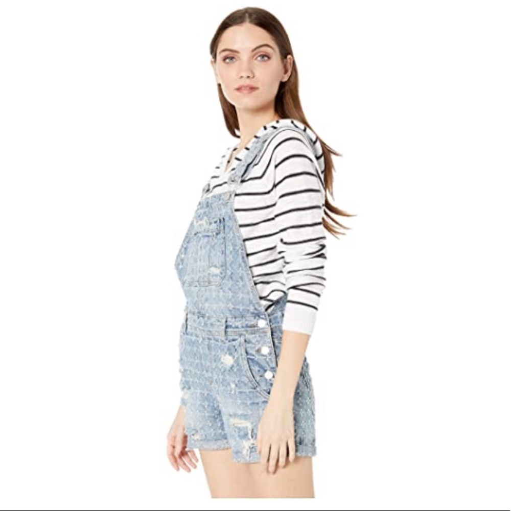 Blank NYC punchline short Overalls